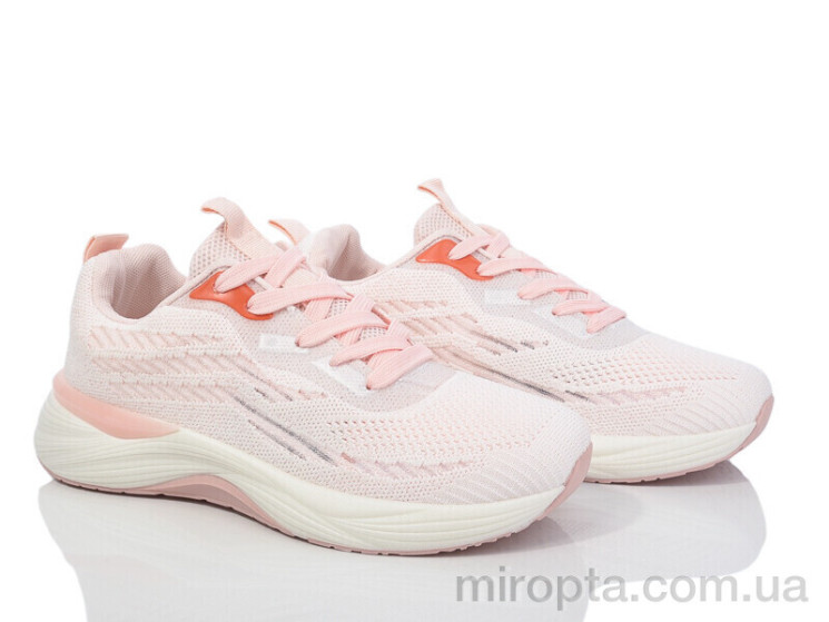 Кросівки 149-58 white-pink р: 36-41, в упаковці: 8 пар, купити тільки гуртом - 974425