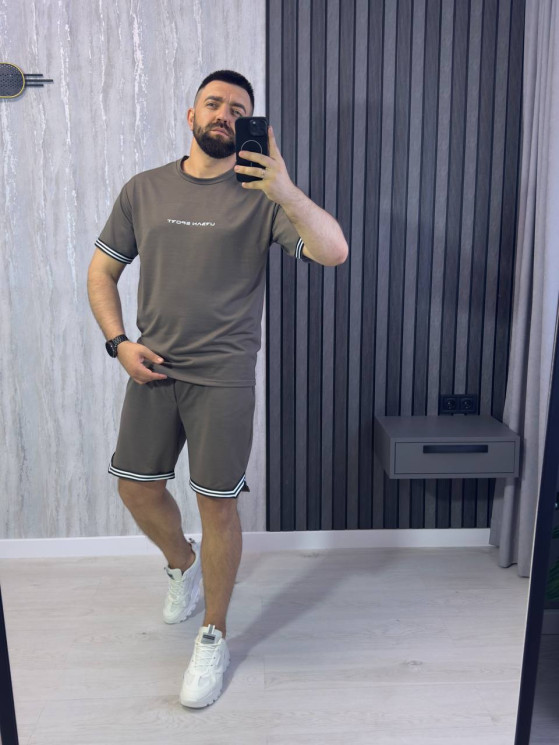 Костюм чоловічий "двійка", двонитка м. 1081 (р: M, L, XL, XXL) №829081 - 