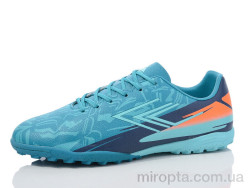 Футбольне взуття DIMB25653-1 cyan-orange р: 41-45, в упаковці: 8 пар, купити тільки гуртом