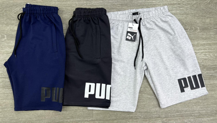 Шорти чоловічі Puma "286" (р: 46,48,50,52,54) 3 кольори, в упаковці 5 шт. №369513 - Spider