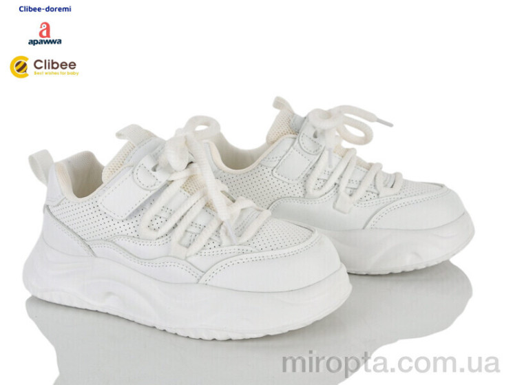 Кросівки AC9993-2 white р: 33-38, в упаковці: 6 пар, купити тільки гуртом - 1181229