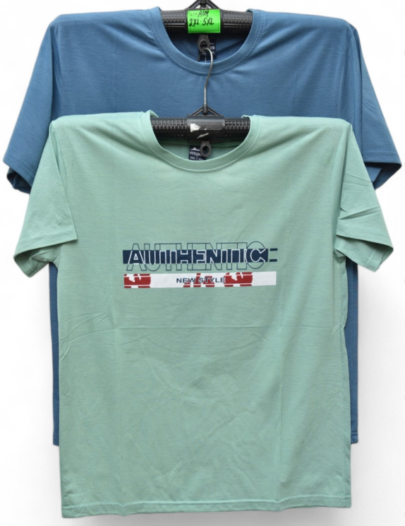 Футболка чоловіча, трикотаж (р. 2XL-5XL ), мікс кольорів, в упаковці 5 шт. №313142 - Vanda SE1013