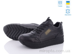 Кросівки BL5202-2 чорн. шкіра р: 36-41, в упаковці: 8 пар, купити тільки гуртом