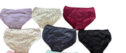 Труси жіночі, котон (р. 2XL ), 5 кольорів, в упаковці 12 шт. №336876