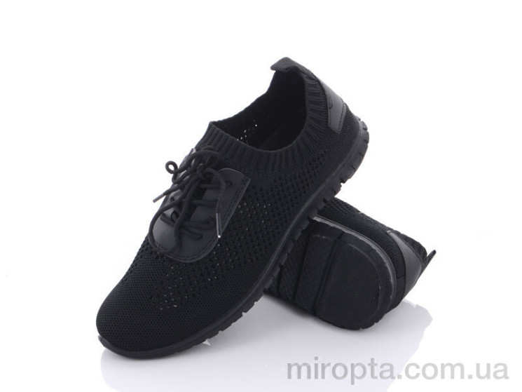 Кросівки 20-557 black р: 36-41, в упаковці: 8 пар, купити тільки гуртом - 434112