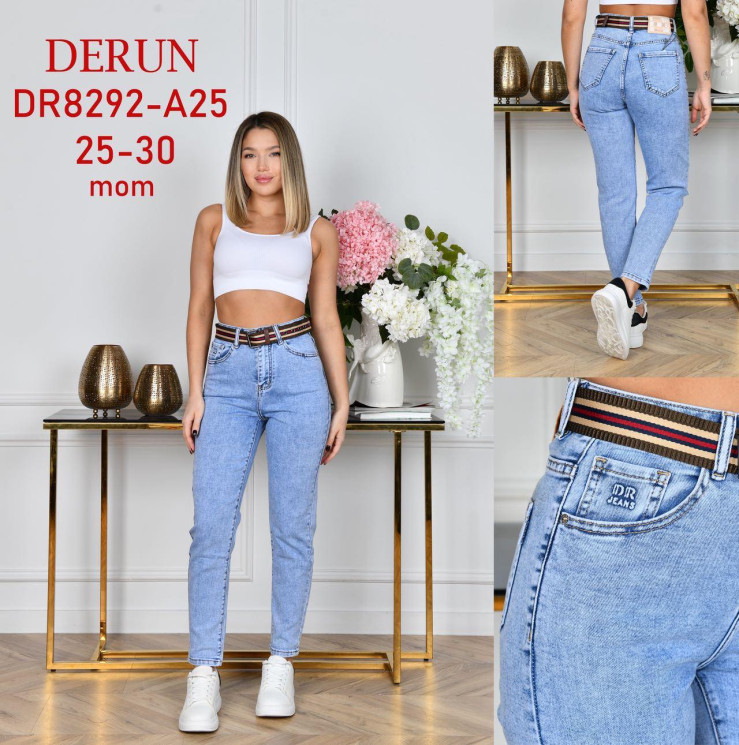 Джинси жіночі "DR8292-А25" (р: 25-30) в упаковці 6 шт. №382573 - Mixmoda SER1772