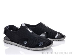 Сандалі M201-6 black р: 40-45, в упаковці: 8 пар, купити тільки гуртом