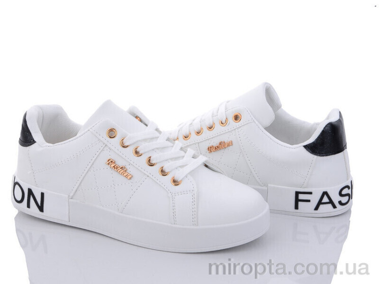 Кросівки 92-33 white-black р: 36-41, в упаковці: 8 пар, купити тільки гуртом - 868951