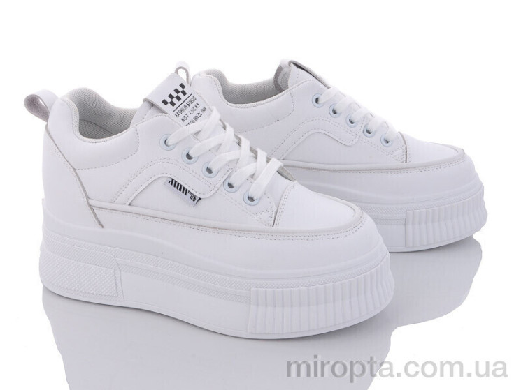 Кросівки 197-149 white р: 36-40, в упаковці: 8 пар, купити тільки гуртом - 883258