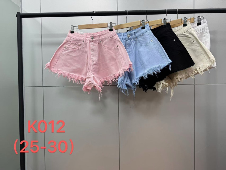 Шорти жіночі, котон, м.К012 (р: 25-30 ), 5 кольорів, в упаковці 6 штук, №329050 - 