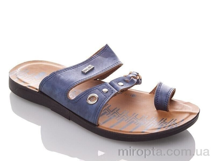 Шльопанці MN19 blue р: 40-44, в упаковці: 6 пар, купити тільки гуртом - 1079070