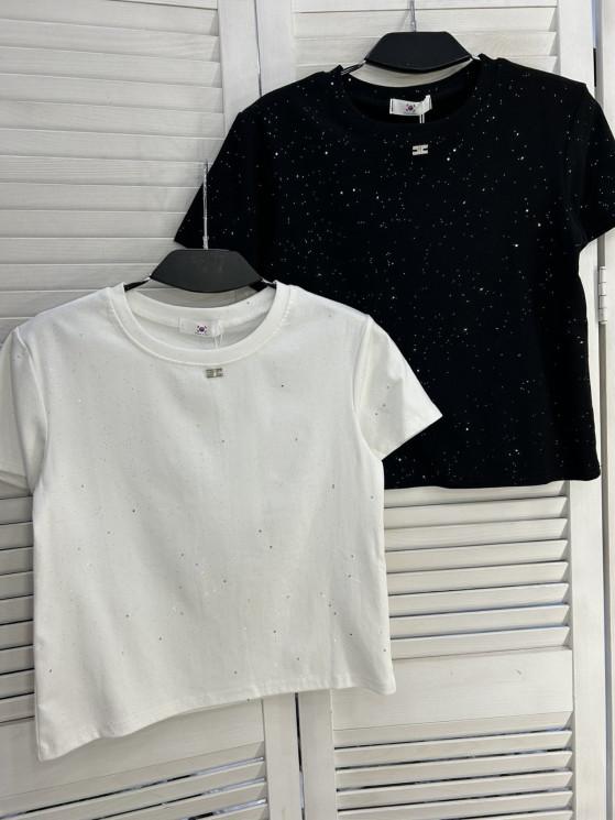 Футболка жіноча "2167" котон (р: one size) 2 кольори, в упаковці 5 шт. №385947 - Mercury SE927