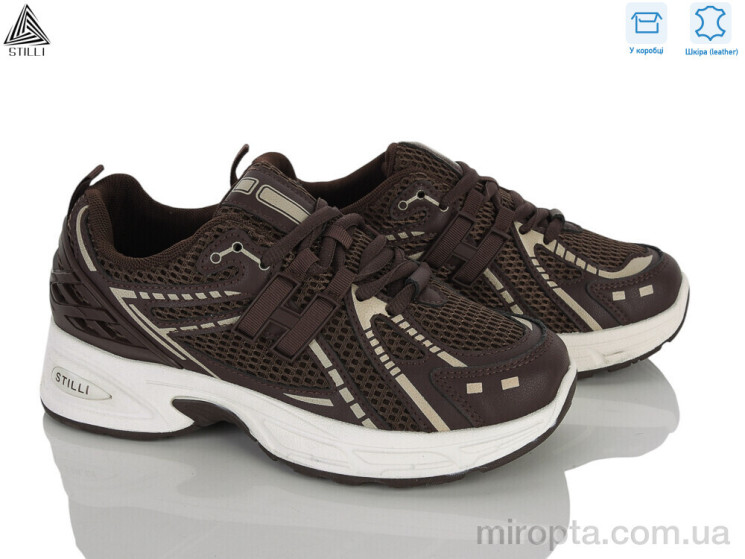 Кросівки N400-3 шкіра р: 36-41, в упаковці: 8 пар, купити тільки гуртом - 1206523