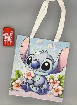 Сумка-шоппер "Stitch & Flowers" м.26-42 (р.34х39х12 см)  №762644 - Amsterdam HR277