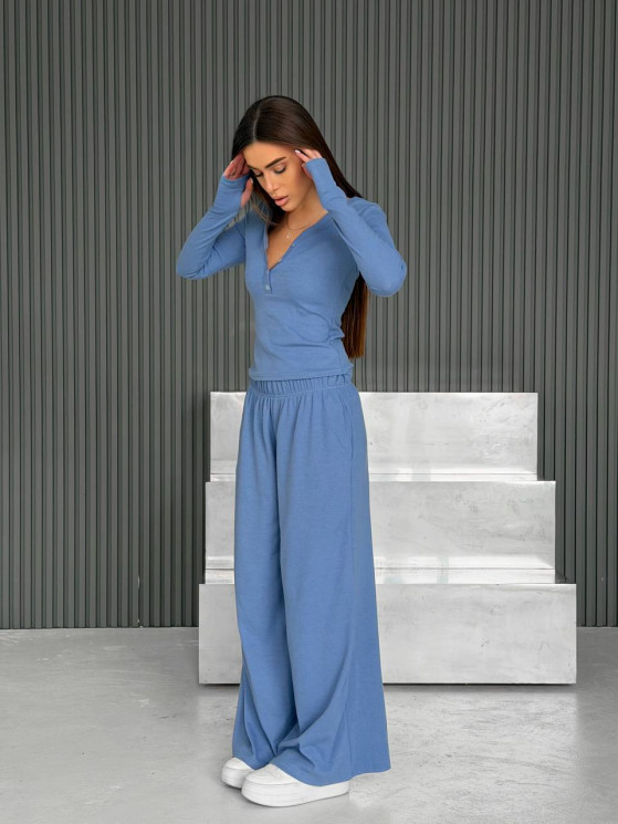 Костюм жіночий базовий на кожен день, трикотаж рубчик м. 001 (р. S, M, L) №415112 - 