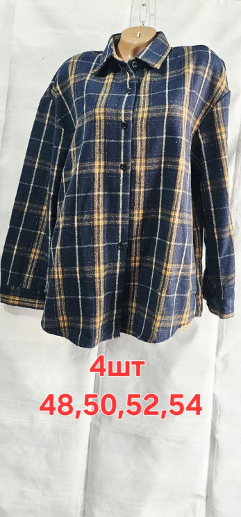 Сорочка жіноча, байка (Розмір: 48-54 ), в упаковці 4 штуки №346926 - Iris BG/PO436