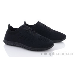 Кросівки 20-650 all black р: 36-41, в упаковці: 8 пар, купити тільки гуртом