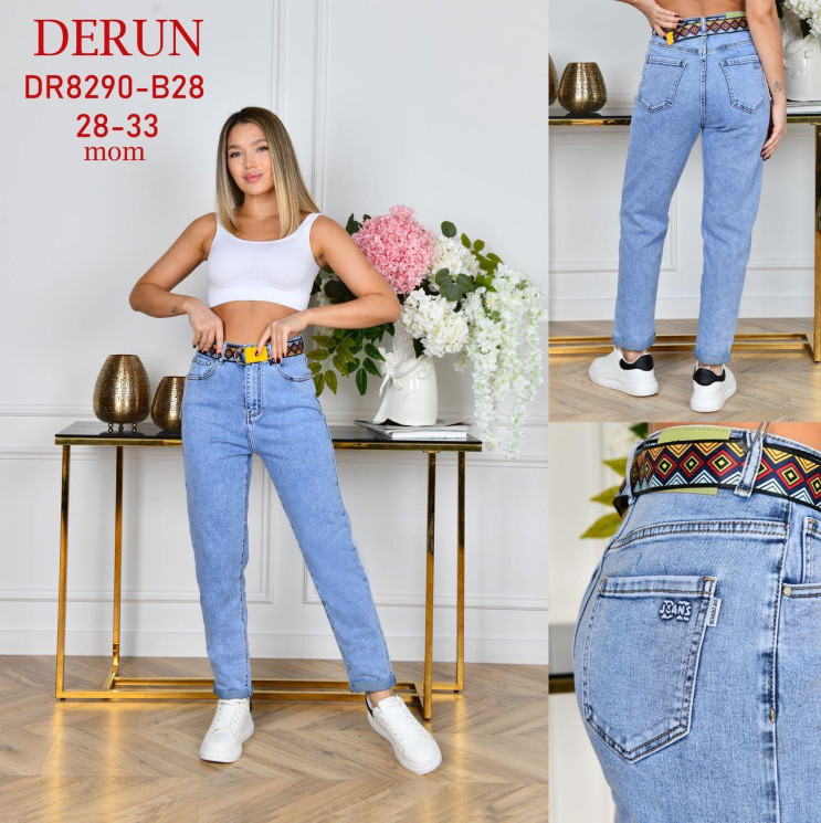 Джинси жіночі "DR8290-В28" (р: 28-33) в упаковці 6 шт. №382574 - Mixmoda SER1772