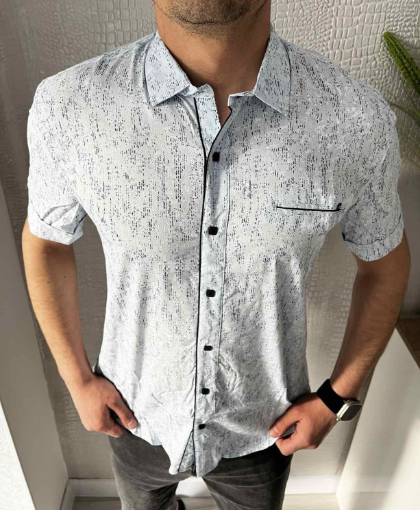 Сорочка чоловіча котон  (р. L-2XL)  в упаковці 4 штуки  №752969 - NikNumbers SE1041-1042
