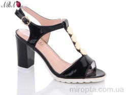 Босоніжки 56-5 black р: 36-41, в упаковці: 8 пар, купити тільки гуртом