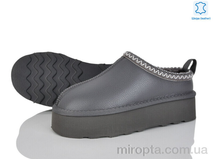 Уги 4224-5852-1 grey р: 36-41, в упаковці: 6 пар, купити тільки гуртом - 1115623