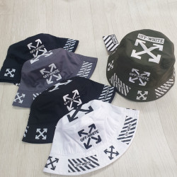 Панама чоловіча Off-White (р: 58) мікс кольорів, в упаковці 5 шт. №370979