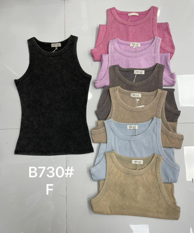 Майка жіноча "В730" хлопок (р: one size) мікс кольорів, в упаковці 6 шт. №387037 - Kama