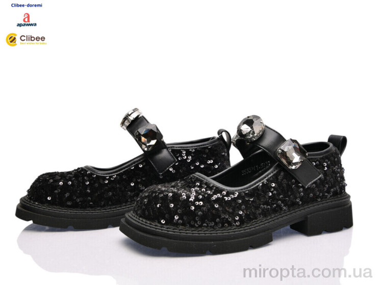 Туфлі ABC35339  black р: 31-37, в упаковці: 7 пар, купити тільки гуртом - 1198623