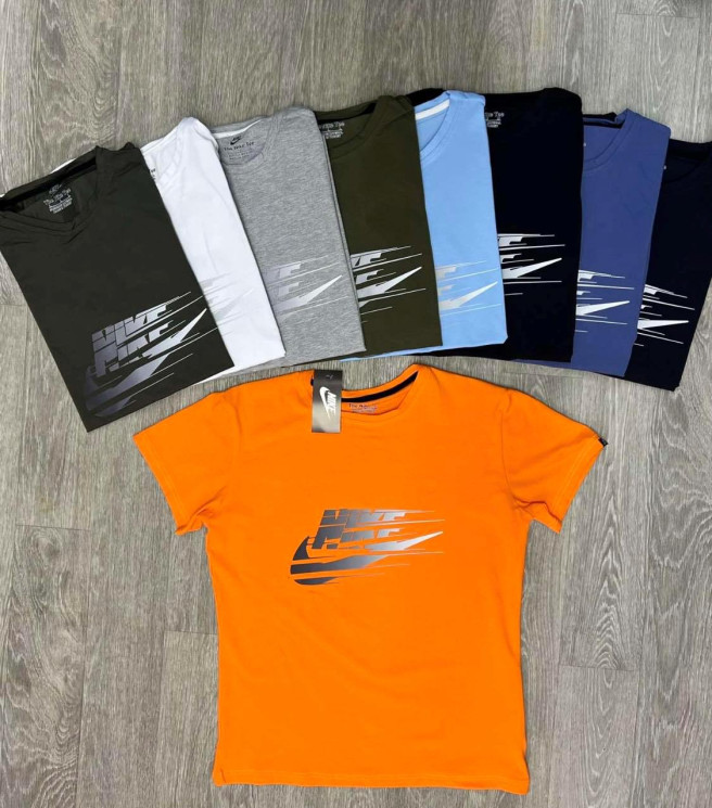 Футолка чоловіча Nike "228", кулір, пеньє (Розмір: M-3XL ), 8 кольорів, в упаковці 5 шт. №310182 - Dasha SER2146_SE1030