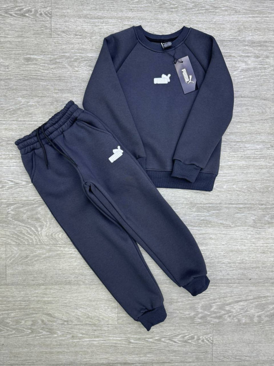 Спортивний костюм дитячий Puma "1025-1" тринитка на флісі (р: 4-8 років) 4 кольори, в упаковці 5 шт. №362547 - Spider