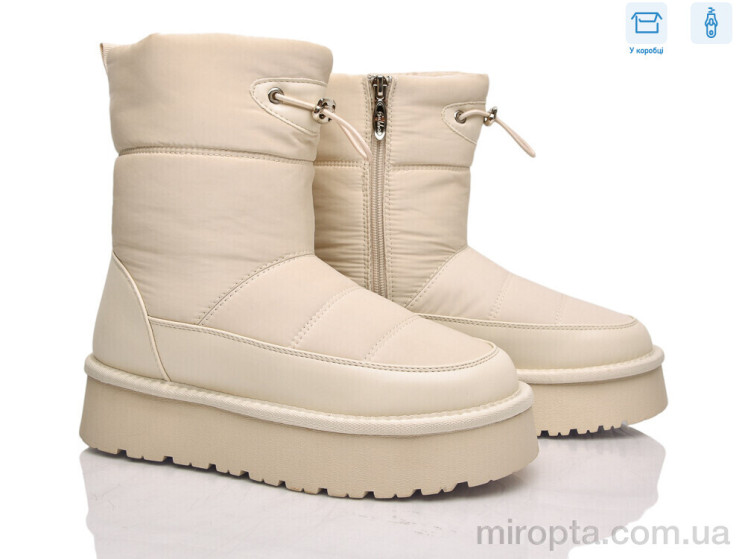 Дутики 4513-RF9029 beige р: 36-41, в упаковці: 8 пар, купити тільки гуртом - 1208231