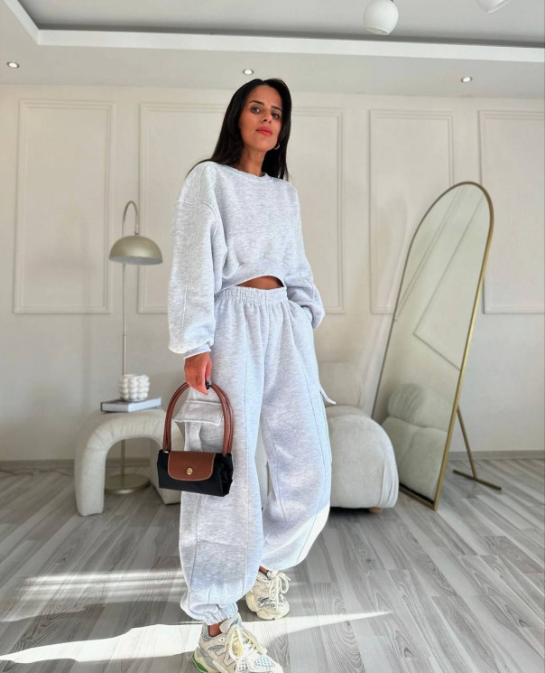 Костюм жіночий, трьохнитка на флісі, м. 1527 (р: 42-46) №706133 - BestFashion RZ6220 м. 1527