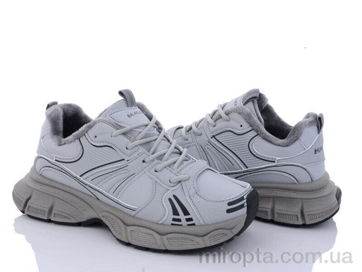 Кросівки 197-153 grey р: 36-40, в упаковці: 8 пар, купити тільки гуртом - 898509