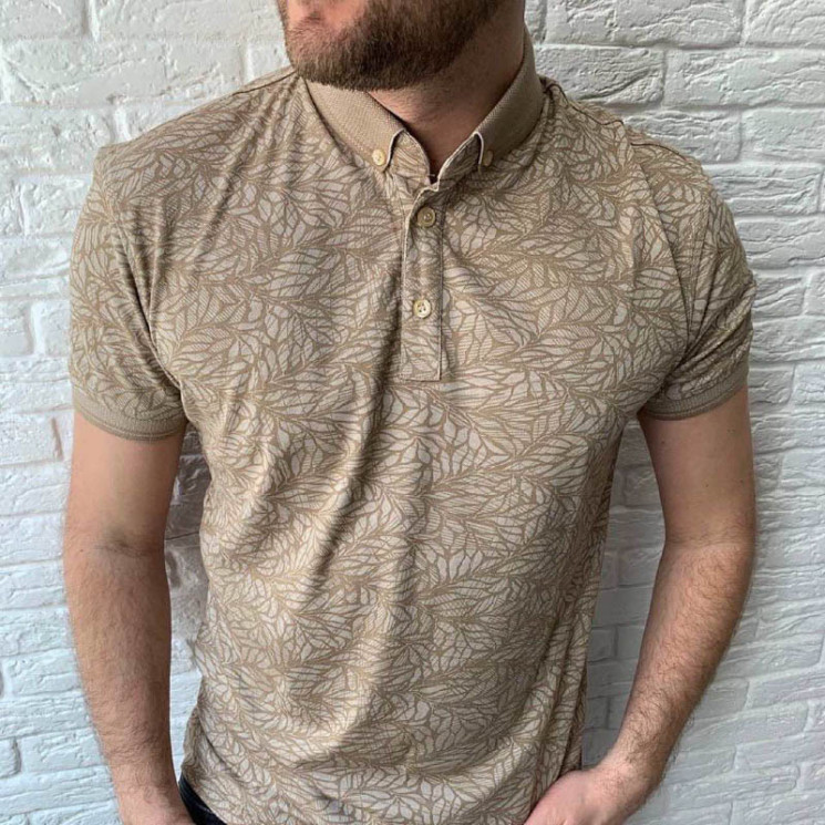 Футболка Raimons р M-2XL Чоловіча Polo S1390 beige - NikNumbers SE1041-1042