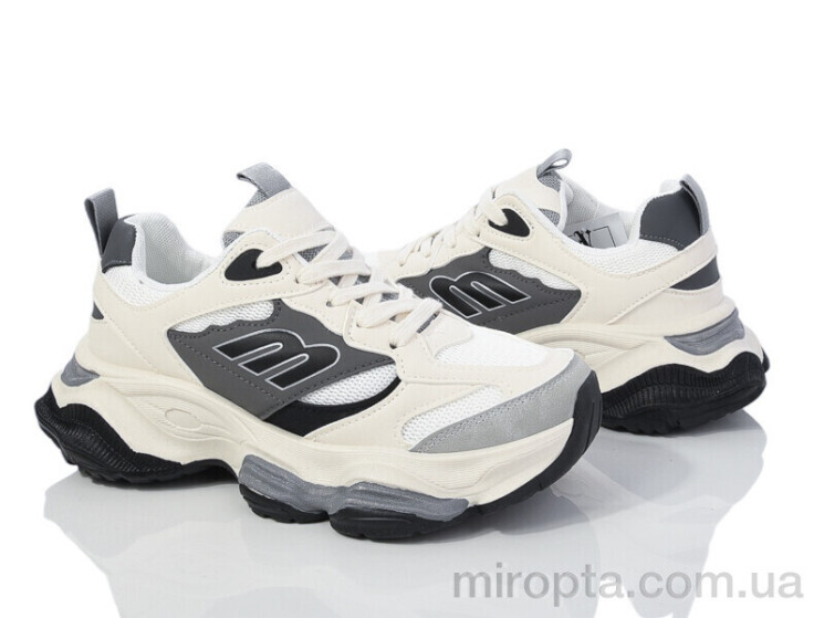 Кросівки 149-39 beige-grey р: 36-41, в упаковці: 8 пар, купити тільки гуртом - 969305