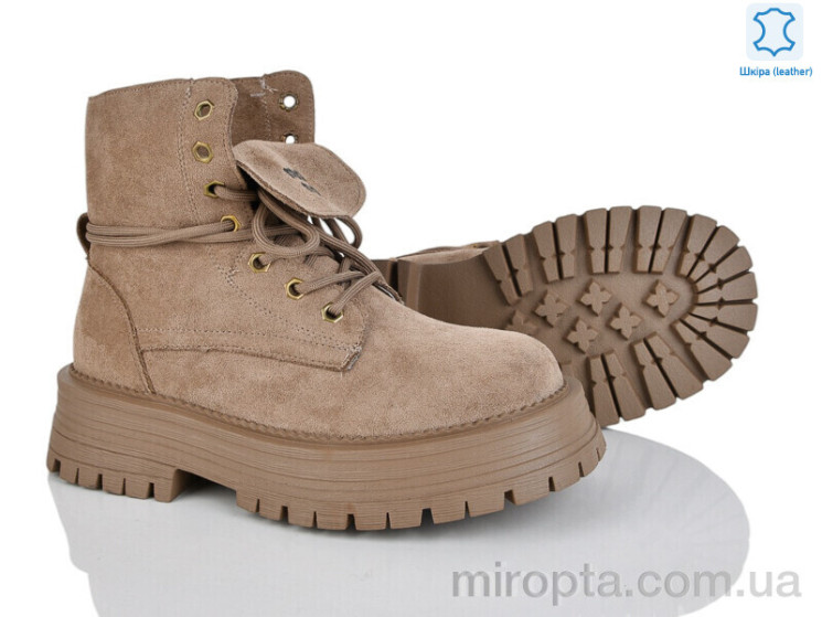 Черевики 197-212 khaki р: 36-41, в упаковці: 8 пар, купити тільки гуртом - 1120689