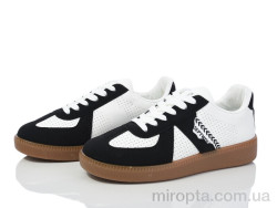 Кросівки 20-1073-1 white-black р: 36-41, в упаковці: 8 пар, купити тільки гуртом