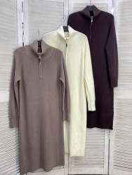 Сукня жіноча "6123" кашемір (р: one size) 3 кольори, в упаковці 4 шт. №390430
