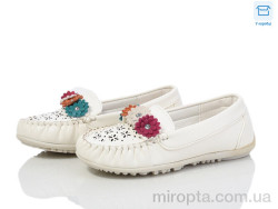 Мокасини 1214 white р: 27-32, в упаковці: 12 пар, купити тільки гуртом