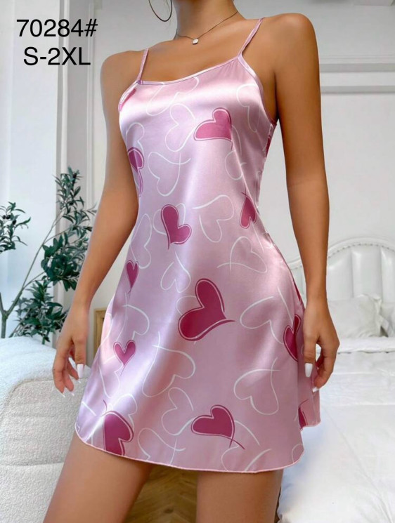 Нічна сорочка жіноча "70284" (р: S,M,L,XL,2XL) в упаковці 5 шт. №371971 - Mixmoda SER1772