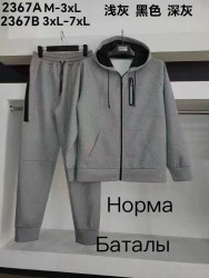 Спортивний костюм чоловічий, трикотаж, м.2367А (Розмір: M-3XL ), в упаковці 5 шт. №332325