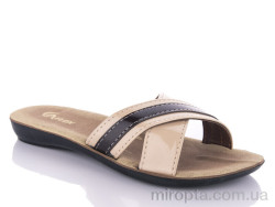 Шльопанці W26-7144 beige р: 36-40, в упаковці: 6 пар, купити тільки гуртом