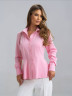 Сорочка жіноча приталена з баскою, котон м. SV 755 (р. S, М, L, XL) №416077 - 