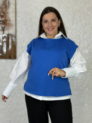 Жилетка жіноча, двонитка м.088VK (р: 46-48, 50-52, 54-56, 58-60) №815140