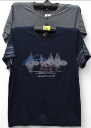 Футболка чоловіча, трикотаж (р. XL-5XL ), мікс кольорів, в упаковці 5 шт. №313145