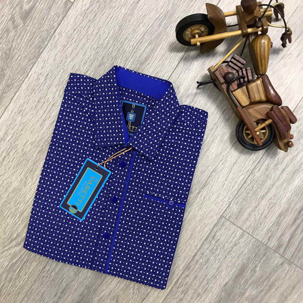Сорочка No Brand р 6-12 Дитяча R241 navy - NikNumbers SE1041-1042
