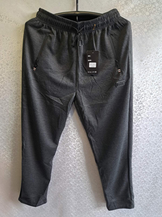 Спортивні штани чоловічі, трикотаж, м.2861 (Розмір: 5XL-9XL ), 3 кольори, в упаковці 5 штук №346088 - 