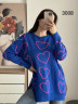 Светр жіночий, трикотаж, м.3008 (р. 48-52 ) мікс кольорів, в упаковці 3 шт. №317012 - Korona UG 4477