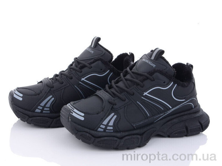 Кросівки 197-153 black р: 36-40, в упаковці: 8 пар, купити тільки гуртом - 898510