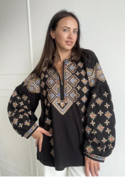 Вишиванка жіноча, льон (розміри: XL,2XL,3XL ), в упаковці 3 штуки №320559